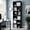 Blcak, variant on Exnote 71" Tall 6-Tier Bookshelf, Large Open Storage Bookcase, Freestanding Display Shelf for Living Room, Bedroom or Home Office, White
