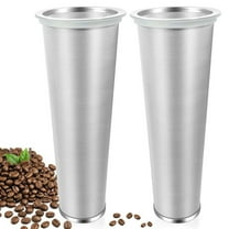 2 PCS Cold Brew Coffee Filter,Stainless Steel Food Grade,Coffee Maker, Tea Maker,Water Filter, Wide Mouth Jar 64oz