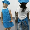 thumbnail image 4 of SPRING PARK New Children Front Pocket Bib Apron for Child Craft Child Painting Cooking, 4 of 7