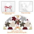 thumbnail image 4 of Rocae colorful Maple for Christmas Tree Skirt with Pom Pom Trim for Holiday Party for Holiday Home Decor Indoor Outdoor-36", 4 of 7