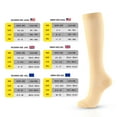 thumbnail image 2 of Nvzi 3 Pairs Compression Socks for Women & Men Circulation-Graduated Supports Socks for Running, Athletic Sports，S/M,Love on white background, 2 of 2