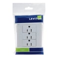 thumbnail image 2 of Placa 3 Contactos Con Tierra Leviton Blanco Plástico, 2 of 3