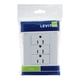 thumbnail image 2 of Placa 3 Contactos Con Tierra Leviton Blanco Plástico, 2 of 3