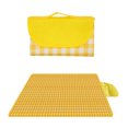 thumbnail image 2 of Manta de playa portátil Estera de pastizales plegable para exteriores (amarillo blanco) Ndcxsfigh Para Estrenar, 2 of 7