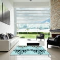 thumbnail image 7 of Ahgly Company Machine Washable Indoor Rectangle Transitional Green Area Rugs, 2' x 5', 7 of 7