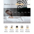 thumbnail image 5 of Boho Green Blackout Curtains 45 Inches Long for Bedroom, Gold Leaf Black Bohemian Plant Circle Flower Thermal Insulated Room Darkening Black Out Window Curtain Panels Grommet Drapes for Living Room, 5 of 8