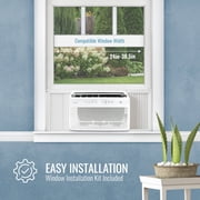 Keystone 12,000 BTU Window Mounted Inverter Air Conditioner with Supplemental Heat and Remote Control, KSTAW12INV-HC