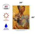 thumbnail image 2 of Toland Home Garden Jack Rabbit Bunny Rabbit Flag Double Sided 28x40 Inch, 2 of 5