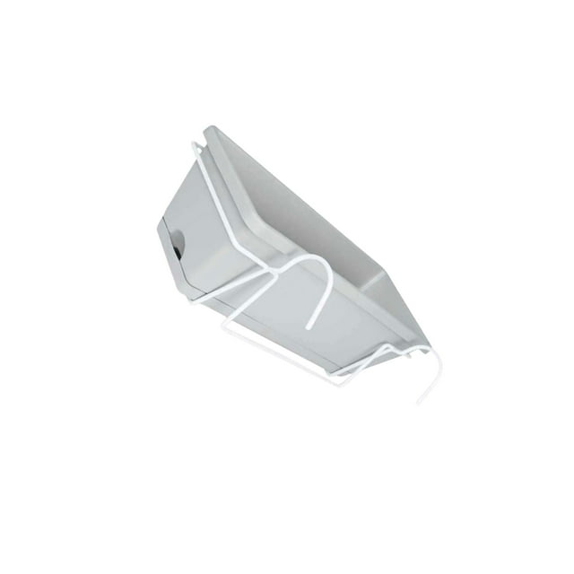 ZheElen Hanging Flower Pot Garden Plant Holder Gray Box Deep Railing Pot Planter Plant Balcony Light Gray 35x19x14.5cm