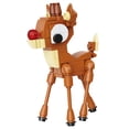 thumbnail image 2 of Brickcraft Rudolph the Red-Nosed Reindeer Rudolph Decoration Brick Building Kit (85-Piece Set), Hanging Christmas Décor, Collectible Holiday Ornament, 2 of 8