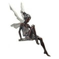 thumbnail image 1 of Statue de Jardin en Résine Assise, Fée Réaliste avec Décoration d'Aile, Conte de Fées Charmant pour Extérieur, Ornement de Maison, Cadeau, 1 of 6