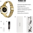 thumbnail image 5 of ARTCHE for Apple Watch Band Women 42mm 41mm 40mm 38mm, for iWatch Band SE Series 10/9/8/7/6/5, Gold, 5 of 5