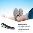 thumbnail image 4 of keepw 1 Paire de Semelles de Chaussures EVA Hauteur Augmentée Talon Ajustable Espadrilles Unisexes Chaussures de Sport Réutilisables Support de Levage 4CM, 4 of 6