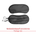 thumbnail image 2 of Eye Cover Supple Blindfold Multi-functional Practical Helpful Useful Eye Sleeping Covers for Adults Children Women Men Elderly Black, 2 of 6
