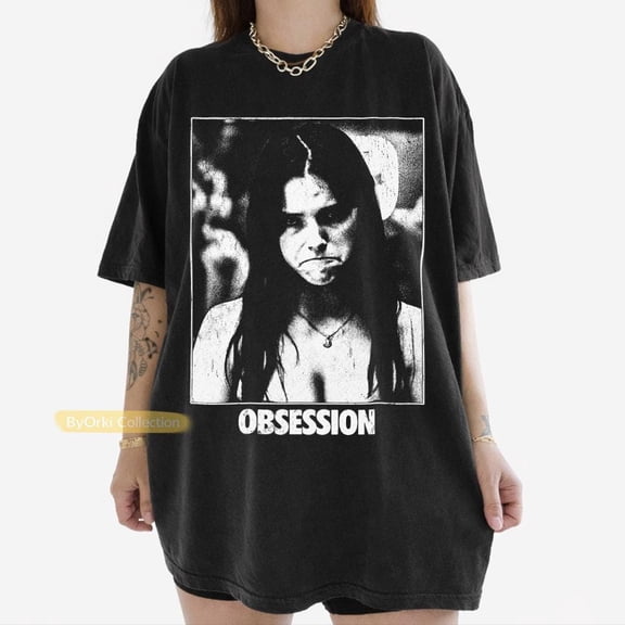 Vintage OBSESSION Movie T-Shirt, Horror Graphic Tee, Gothic Horror Tee