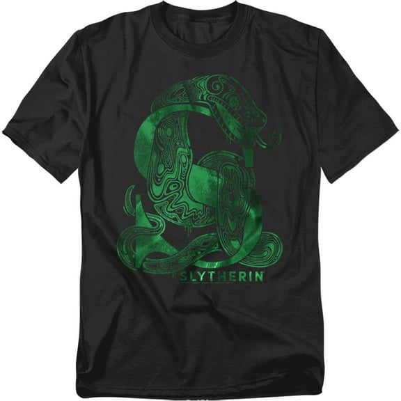 Harry Potter T-Shirt Slytherin S Logo Unisex Graphic Tee for Men & Women