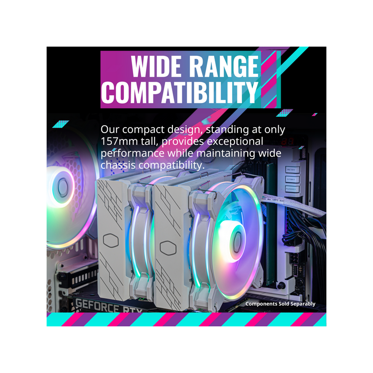 Cooler Master Hyper 622 Halo White Air CPU Cooler