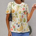 thumbnail image 6 of Various Fruits T Shirts Basic T-Shirt Short Sleeve Ladies Tee Shirt Summer Graphic Clothing, 6 of 6