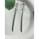 thumbnail image 1 of 1Pair Fashion Zinc Alloy Sword Drop Earrings For Women For Daily Life Cubic Zirconia Fashion Punk Jewelry Gift For A Stylish Look, 1 of 5