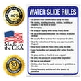 thumbnail image 7 of Nevada Water Slide Rules Sign, Complies With State Of Nevada Pool Safety Code, 18x24 Corrugated Plastic, 7 of 7