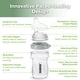 thumbnail image 4 of Biberón de Vidrio Haakaa Gen.3 para Bebés, Cuello Ancho, Libre de BPA, 180 ml, 4 of 8