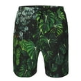 thumbnail image 4 of Disketp Men'S Swim Trunks Hawaiian Breathable Surf Beach Swimsuits Mesh Lining Beach Shorts With Pockets-Lush Foliage Green Plant, 4 of 9