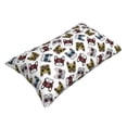 thumbnail image 3 of Disketp Pillow Covers Bulldog Sunglasses Face Pattern Throw Pillow Case Cushion Covers,Cushion For Bedroom,Couch,Home-20"X30", 3 of 8