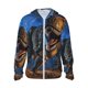 thumbnail image 1 of Fotbe Starry Night Charging Dinosaur Chaqueta con Protección Solar UPF 50+ para Hombre y Mujer, Camisa con Capucha y Bolsillos-Small, 1 of 7