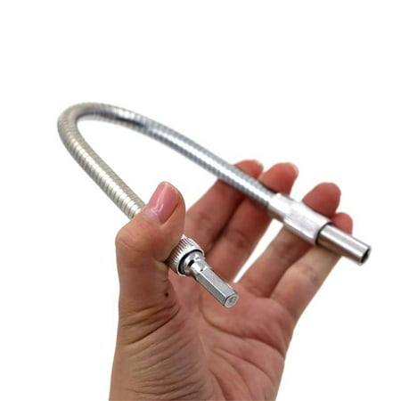 

WANYNG Faucets Metal Easy Flexible Bending Shaft Connecting Adapter Link for Electronic Drill A
