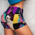 thumbnail image 4 of Lsque funny dogs Pattern High Waisted Biker Shorts for Women-Tummy Control Fitness Athletic Workout Running Yoga Gym Shorts,Moisture-Wicking-XX-Large, 4 of 8
