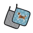 thumbnail image 2 of Carolines Treasures BB3510PTHD Hiver Flocon de Neige Beagle Paire de Porte-Pots, 2 of 3
