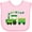 AD-Pink, variant on Inktastic St Patricks Irish Shamrock Train Boys or Girls Baby Bib
