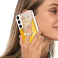 thumbnail image 5 of Funda para Samsung Galaxy S23+ 5g con galvanoplastia de doble cara IMD y soporte para anillo (sonrisa), 5 of 5