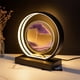 thumbnail image 3 of Lámpara 3D con imagen de Arte de arena móvil, luz LED de paisaje de arte móvil, redonda, giratoria de 360 °, mesita de noche, lámpara de arena de tiempo para dormitorio, 3 of 4