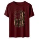 thumbnail image 4 of Camiseta de mujer Camisetas divertidas y lindas de manga corta Camiseta con estampado de bandera del Día de la Independencia Tops Blusa Regalo para mujer Pompotops hfajkhk130547, 4 of 7