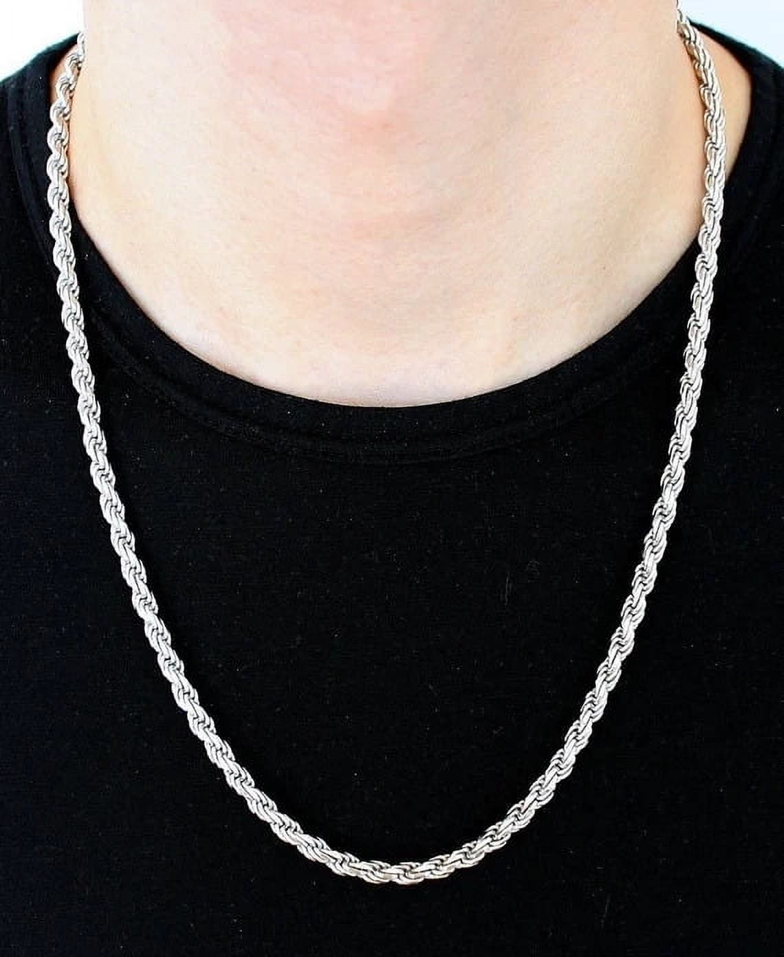 アクセサリー plllllleeeasse silver chain necklace 103-