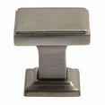 thumbnail image 4 of 992SN 1-3/8" Modern Square Cabinet Knob Satin Nickel Finish, 4 of 6