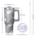 thumbnail image 6 of Camouflage 40oz Tumbler– Stainless Steel Insulated Tumbler with Handle and Straw, Large Capacity Travel Cup for Hot & Cold Drinks, 6 of 6