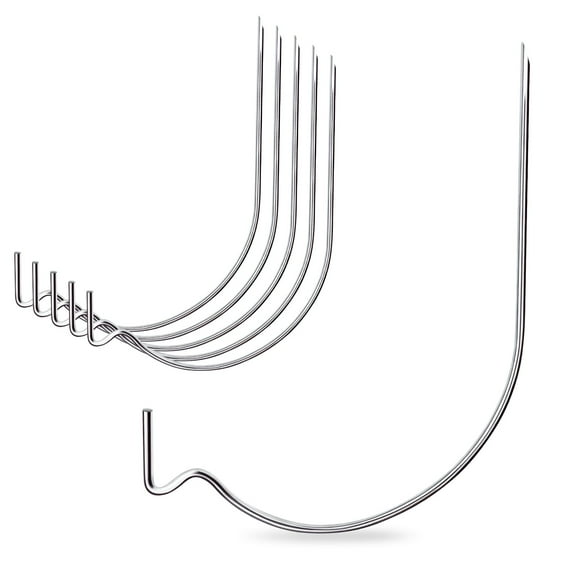 FURHUA 30-Piece Carbon Steel Picture Hanger,Hanging, Drywall,picture hooks,100 lb Maximum Load, Silver Finish