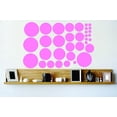 thumbnail image 1 of Design With Vinyl Home Wall Decals Polka Dot Pink Motivational Wall Decal for Boys Girls Bedroom - DIY and Removable - Size: 27 In x 32 In, 1 of 3