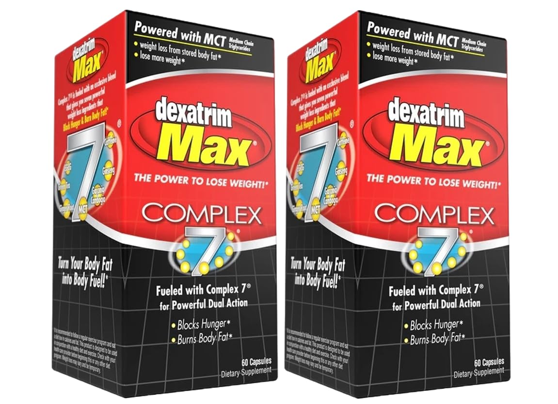 Píldoras para bajar de peso ILIOS Dexatrim Max Complex-7 2x60 cápsulas