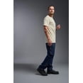 thumbnail image 3 of Expert Brand Men's Americana 100% Cotton Crew Neck T-Shirt, Sand, Small, 3 of 5