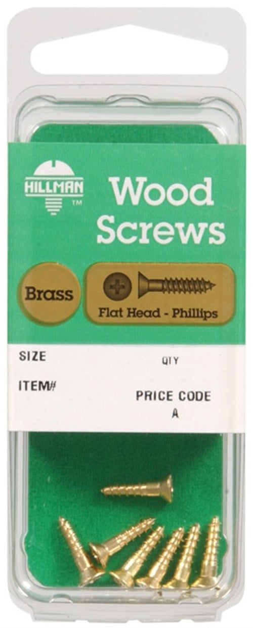 The Hillman Group 7258 Wood Screw 6 X 3/4-Inch The Hillman Group 7258 Wood Screw 6 X 3/4-Inch