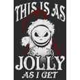 thumbnail image 2 of Womens The Nightmare Before Christmas Jolly Santa Jack Portrait Smile T Shirt, 2 of 4
