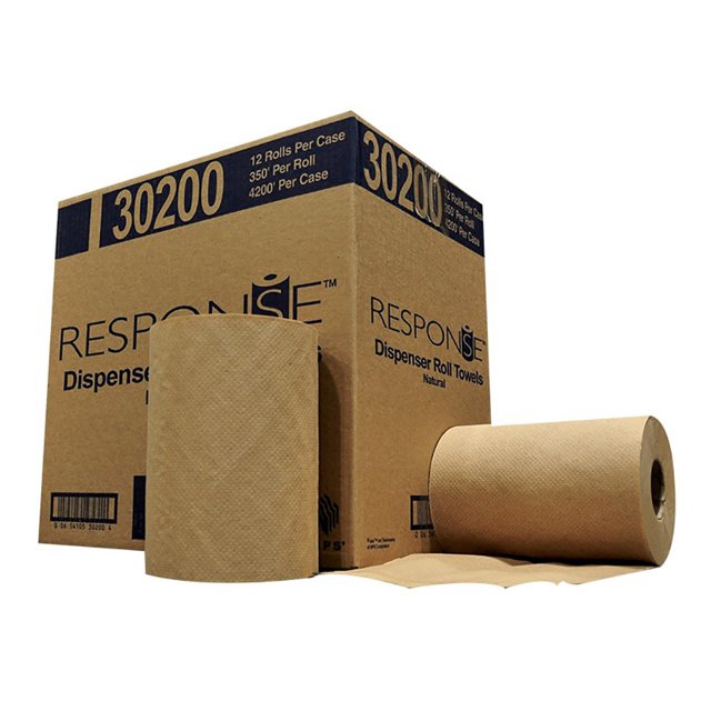 Distributeur de Rouleaux de Papier Essuie-Tout Recyclé Naturel NPS Response (Boîte de 12)