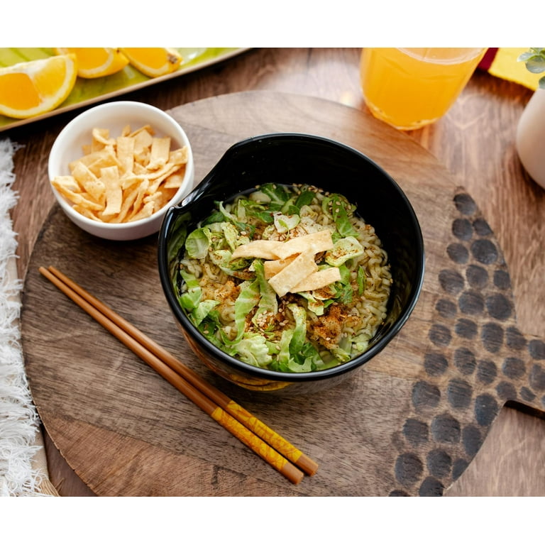 Astoria Grand Harry Potter Anime Trio 20-ounce Ramen Bowl And Chopstick