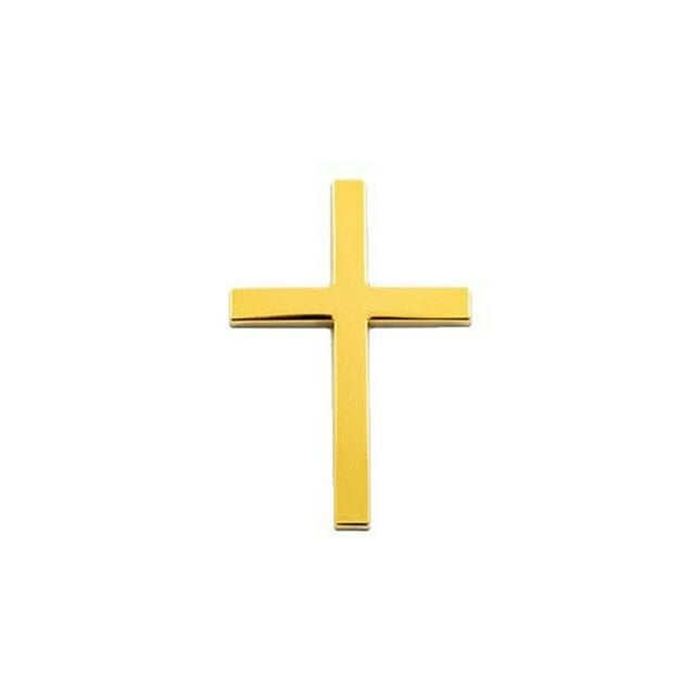 3Pcs Metal Christ Badge Sticker, Uscallm St. Patrick's Day Metal Christ Badge Stickers Automotive 3D Labels Scratch Resistant Rear Stickers Personalized Body Decorations Car Emblem Religious Cross