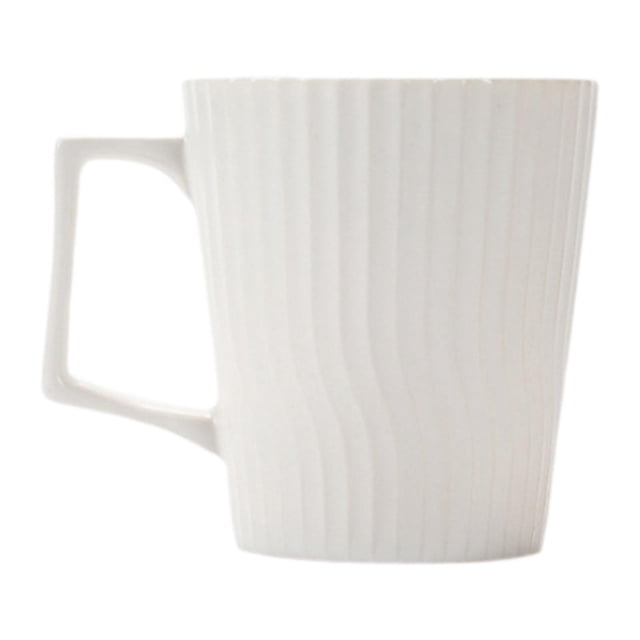 Taza de café de cerámica de 400 ml, taza para café con leche, taza para regalo de cumpleaños, taza para oficina, taza para leche blanco
