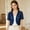ZNavy, variant on Weikingp Womens Cardigan, Women'S Autumn Patterned Lace Hollow Lace Solid Color Nine Quarter Sleeved Cardigan Fall Clothes for Women 2024 Lace Tops for Women Black L
