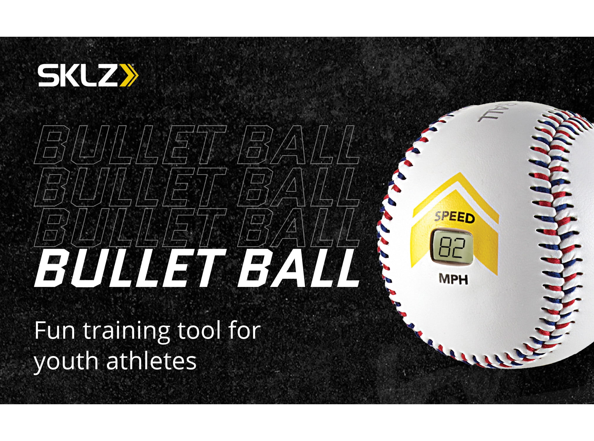 SKLZ Bullet Ball, Baseball Velocity Pitch Training Ball, Measures